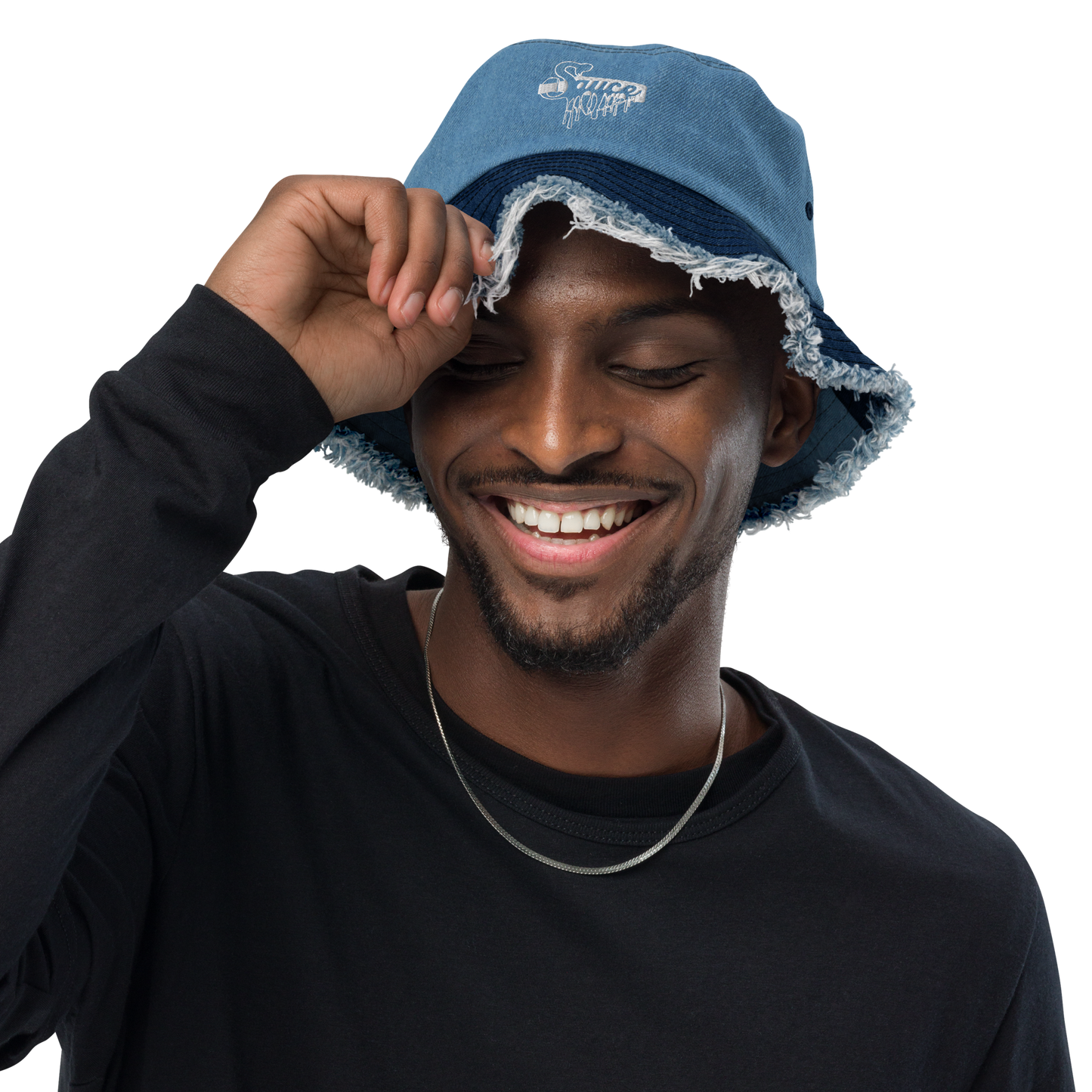 Sauce denim bucket hat